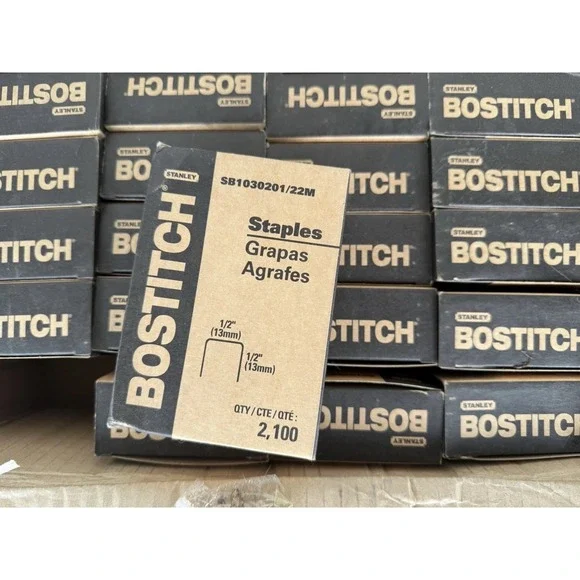 Genuine Case‎ of 20 Boxes Bostitch SB1030201/22M 1/2