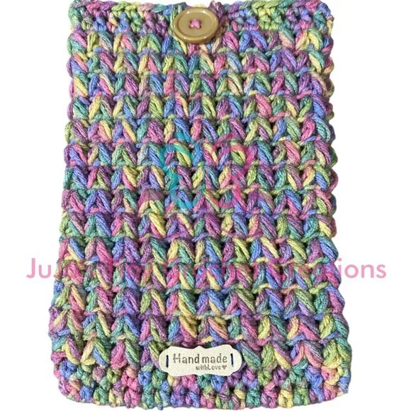 Handmade Crocheted Cover for Kindle Paperwhite E-Reader - Gift for Book Lovers