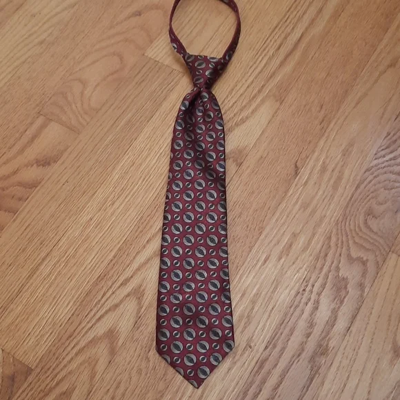 Tie 14in zipper cinch maroon