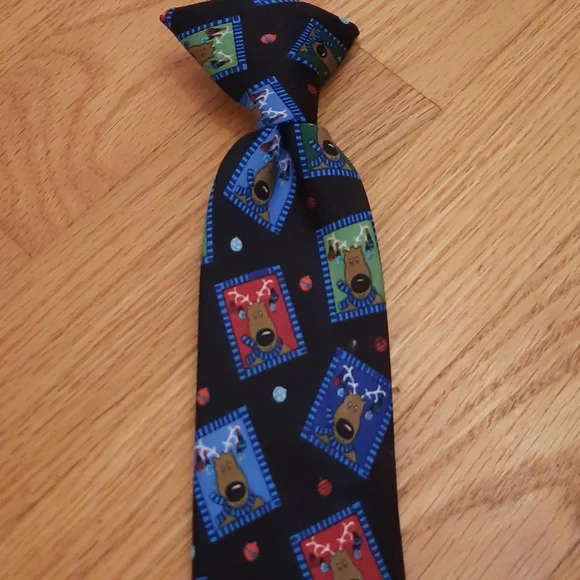 Clip 14in 👔 tie reindeer holiday Christmas 🎄
