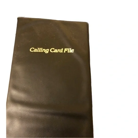 Vintage Calling Card Or Business Card File Holder