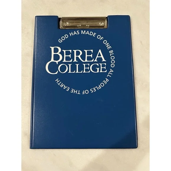BEREA COLLEGE Clipboard Folio With Interior Pocket Notebook /‎ Notepad