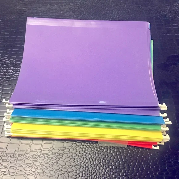 Colorful Legal-Size Hanging File Folders by Staples, 21 ct