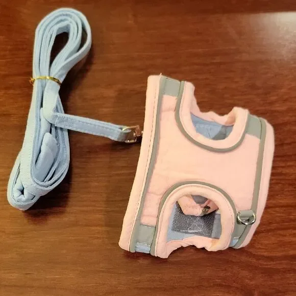 Pink and Blue Kitty Harness