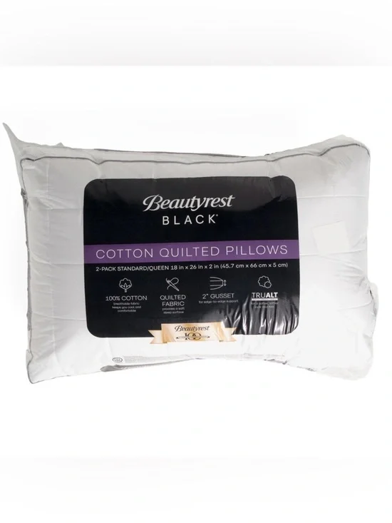 🎉LAST CHANCE🎉BEAUTYREST BLACK 2pk Luxurious Down Alternative Pillows
