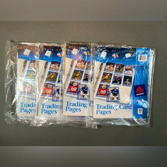 Avery Trading Card Pages 4 new‎ packages TVP 10P 76016