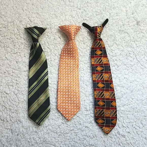 Boy's bundle of Clip ties, Fits 4_6Y