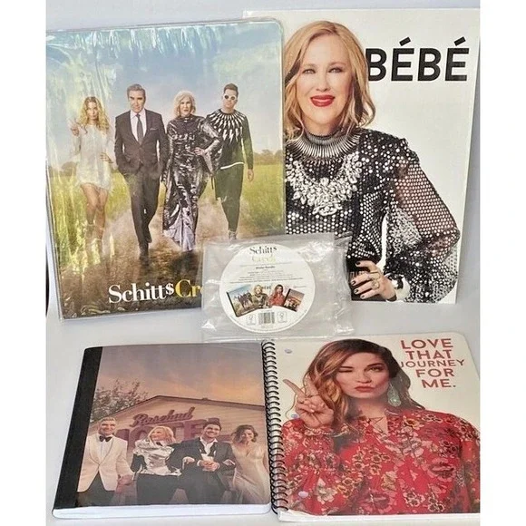 Schitt's Creek Binder Folder Notebooks Bundle 4 Piece Set Catherine O'Hara 2015