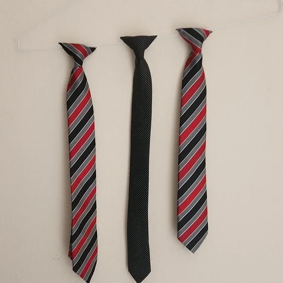 3 Boys Clip on ties