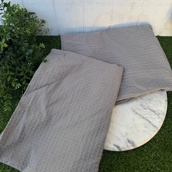 BERAWANG two pillow cases set of two grey brand new no tags standard