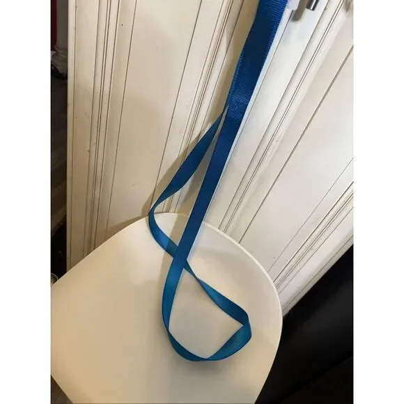 Top Paw Pet Dog Nylon Gunmetal Core Dog Leash Blue Size 6Ft NWT