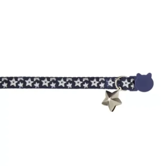 Whisker City NWT Exclusive Night Stars Easy Release Adult Cat Collar (8-12in)