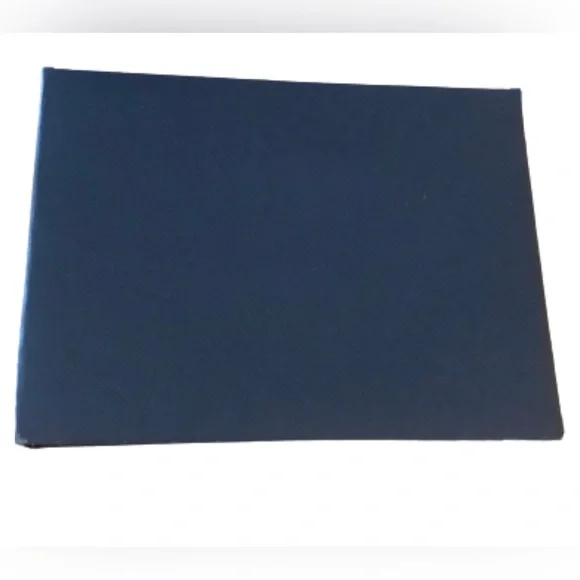 DELUXE CHECKBOOK COVER • NAVY BLUE • 11.5” x 8.75”