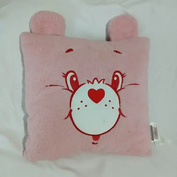 Care Bears American Greetings 2017 Cheer Bear Pillow Land Of Nod Pink Square