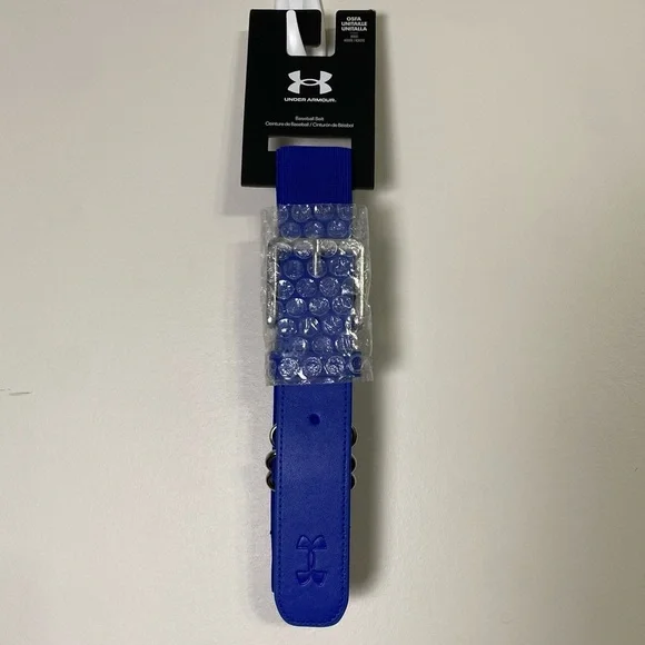 NWT Under Armour Blue Adult Baseball Belt OSFA