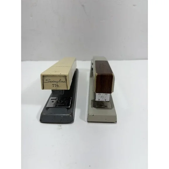 Lot Of 2 Vintage Swingline Staplers 747 & 776 Metal Stapler Made In USA