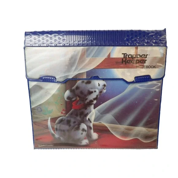 1980's Mead Trapper Keeper‎ 29096 (Dalmation Puppy) Includes 2 Portfolios RARE!!