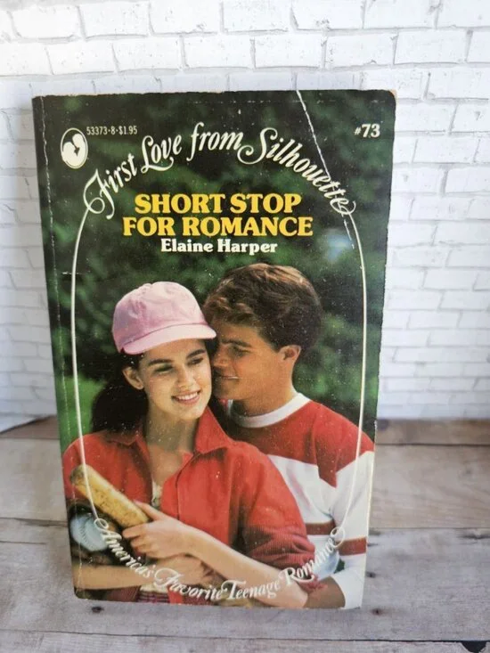 Vintage First Love Silhouette Short Stop for Romance Elaine Harper Teen Book HTF