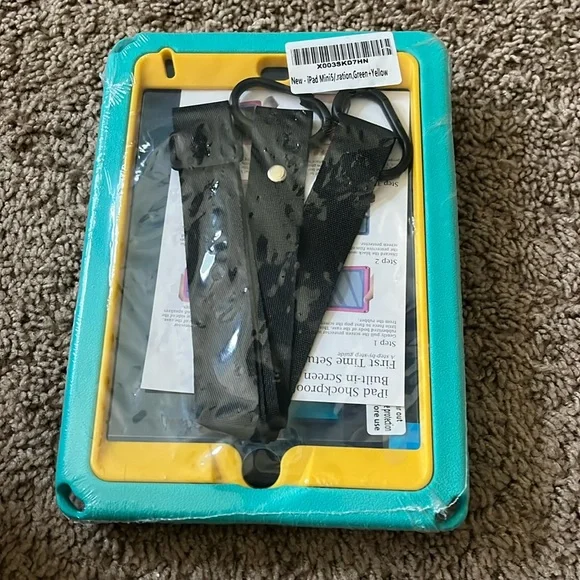 iPad shockproof case with built-in screen protector for iPad mini five