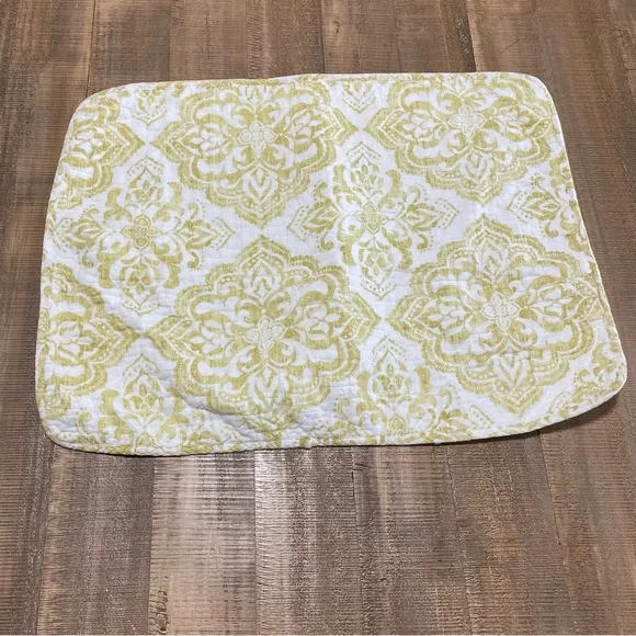 Rachel Ashwell Elegant Yellow floral pillow sham