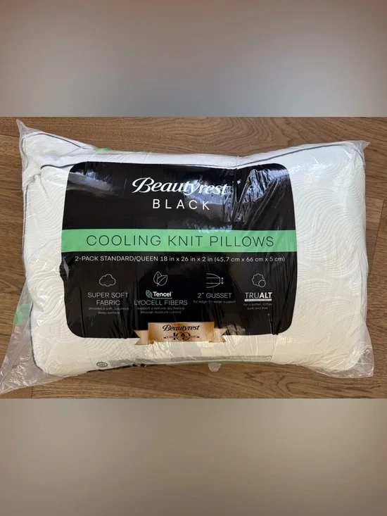 🎉LAST CHANCE🎉BEAUTYREST BLACK 2pk Luxurious Down Alternative Pillows
