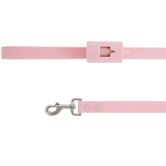Top Paw Waste Bag Dispenser Dog Leash Waterproof‎ Odor Free Handle Pink 4 FT