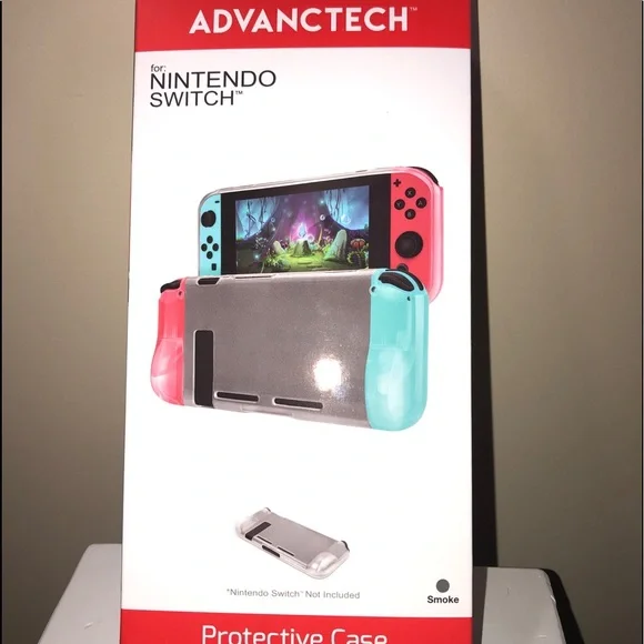 NEW NINTENDO SWITCH Protective Case - Advanctech Pink And Blue Color