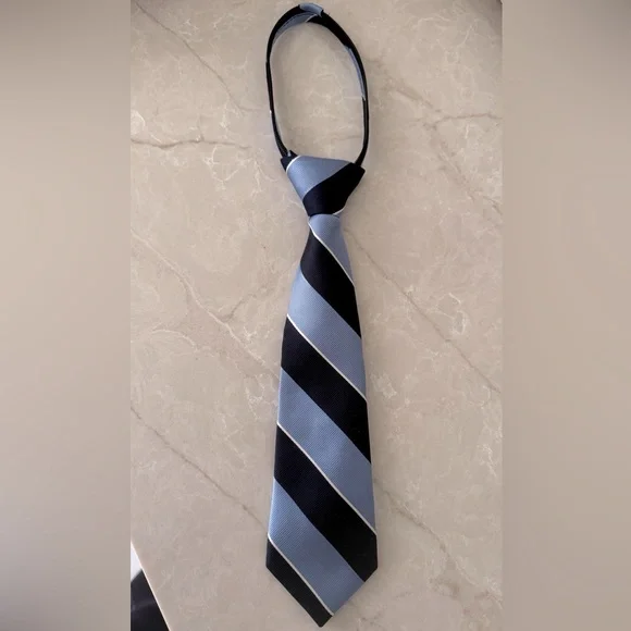 Nordstrom Kids Open Stripe Silk Blend Tie.