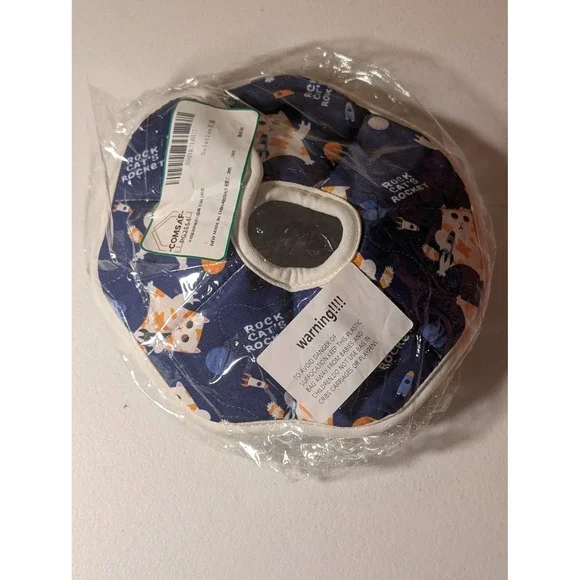 Comsaf Pet Recovery Collar XS Soft Cone‎ for Cats/Dogs Rocket Print New