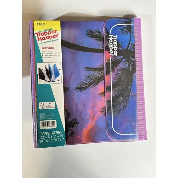 Trapper Keeper ~ Binder Retro Portfolio Folder 2020 Mead 12 3/16