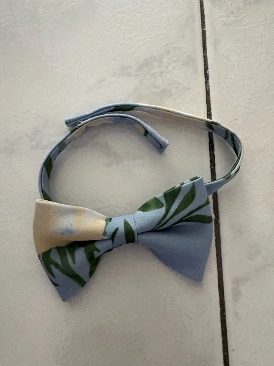 Revelry Kids Chiffon Floral Print Bowtie