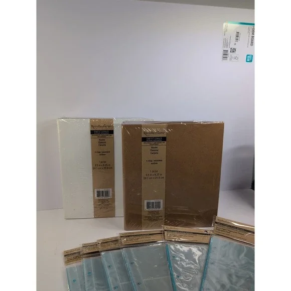Recollections 4-Ring Binders Lot of‎ 2 Albums With Photo Pages