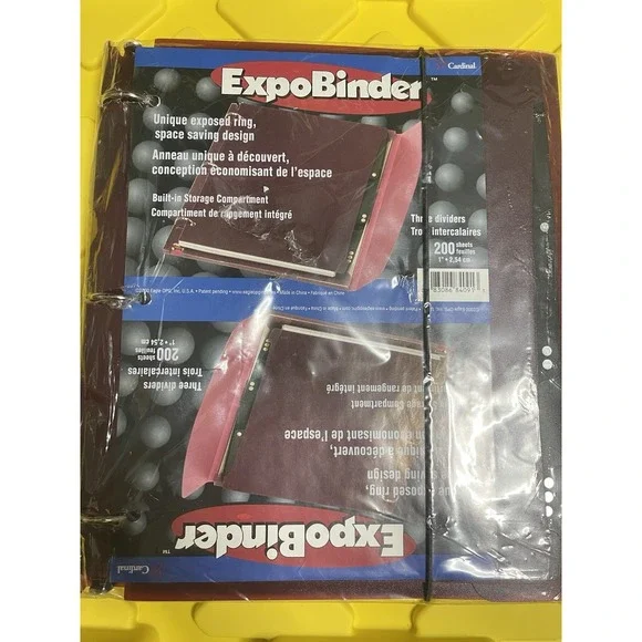 Expo Binder Spine Inserts,‎ 3 Dividers Sheet, 200Sheets