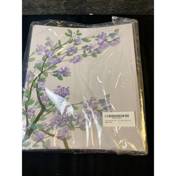 Fashion Design 1 Inch 3-Ring Binders 6 Pack Sunflowers and Purple Florals NEW