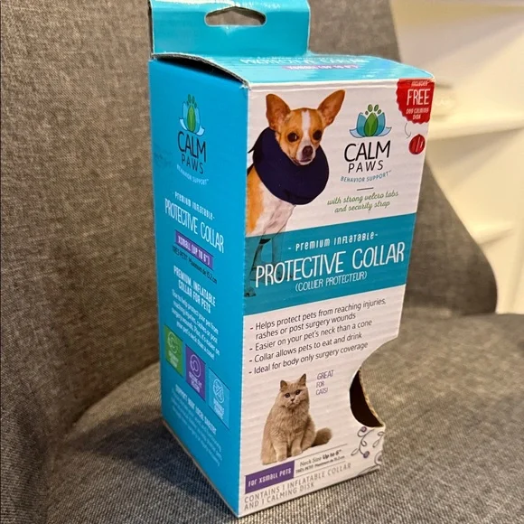 NEW Premium Inflatable Protective Collar for TINY DOGS or Cats
