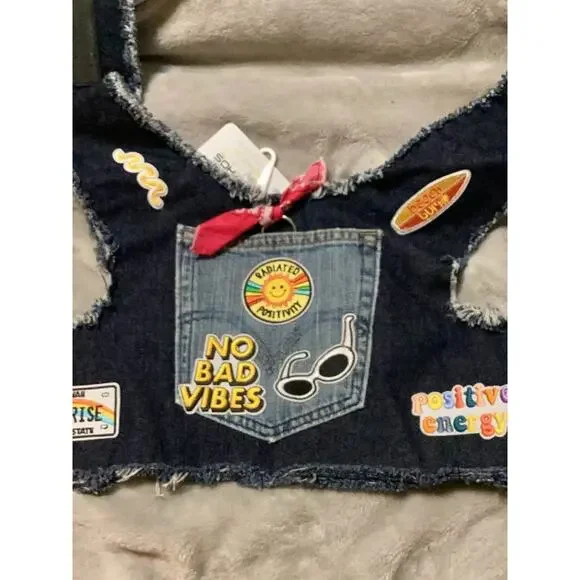 Heads or tails pup radiated positivity harness size XXL