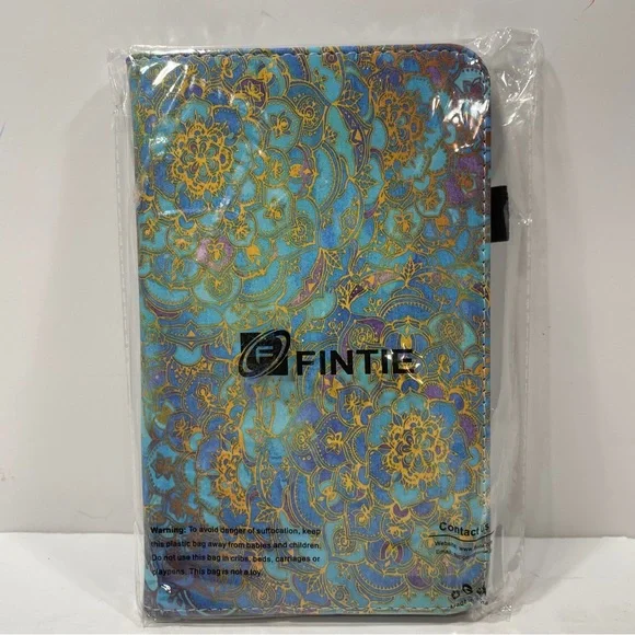 Samsung Galaxy Tab E/Tab3 Lite (7.0) Fintie Cover Case Folio Shades Of Blue NEW