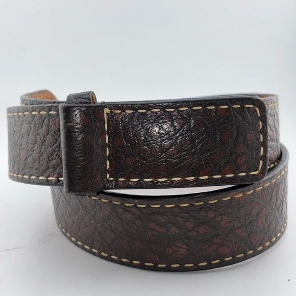 VINTAGE TONY LAMA Belt 36 Brown Cowhide leather Western Cowboy Rodeo​​