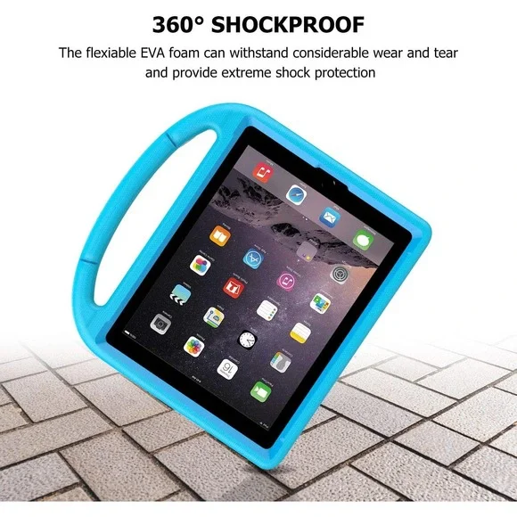LEDNICEKER Kids Case for iPad 2 3 4 - Blue - NwoT