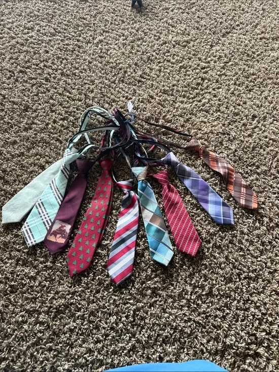 Kids's Assorted Patterned Necktie Set - Mixed Colors