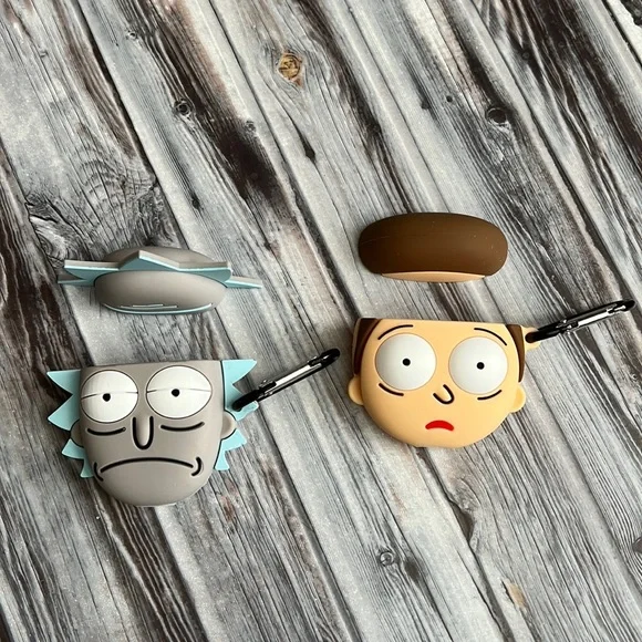 Rick & Morty AirPod Case Covers (Set of 2)