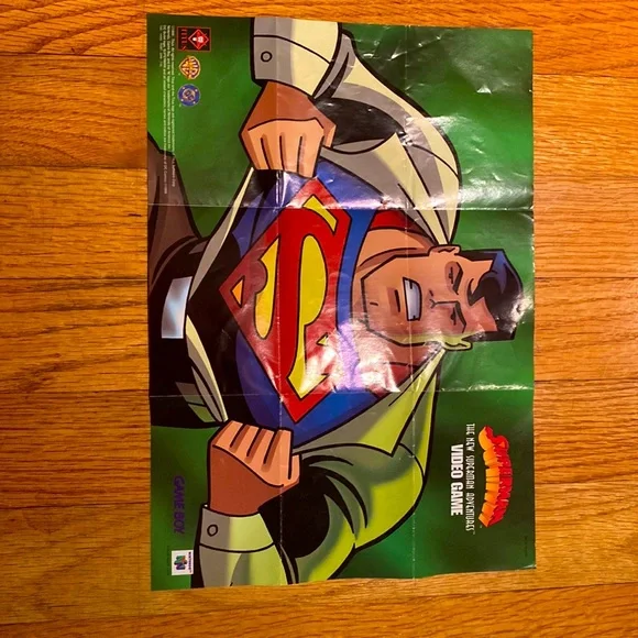 Superman-The New Superman Adventures Video Game- Nintendo 64 Poster