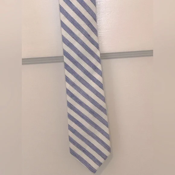 J Crew Crewcuts Teen Boys Blue & White Tie Length 52” Sizes 8-16
