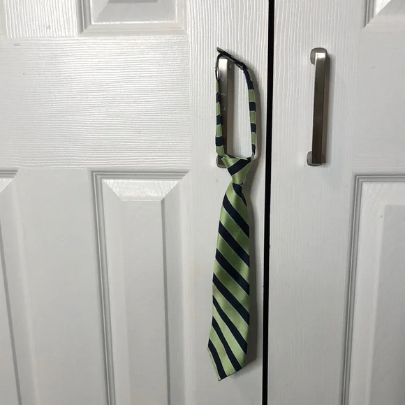 Gymboree Green and Blue Striped Tie, Size 2T-5T