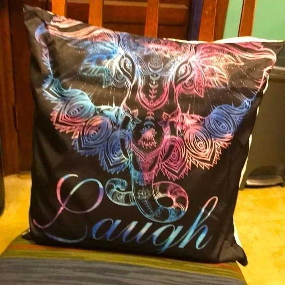 LAUGH All Day pillow