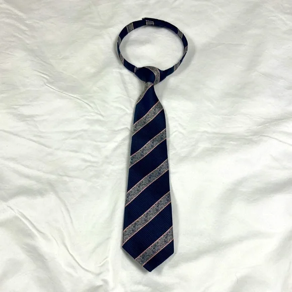 NWOT Dressed up by Gymboree boys blue and pink striped tie size 2T-5T