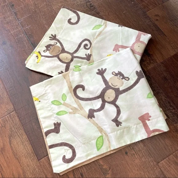 Decorative pillowcases perfect for “monkeying around!!”