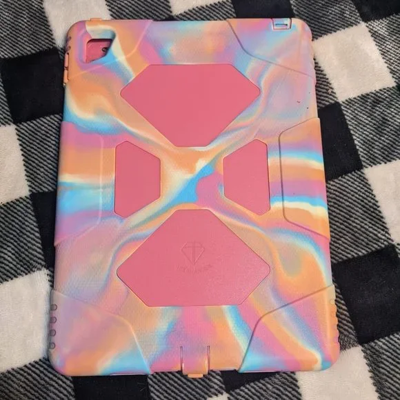 iPad Air 2 Heavy Duty Shockproof tie-dye Full Body Case