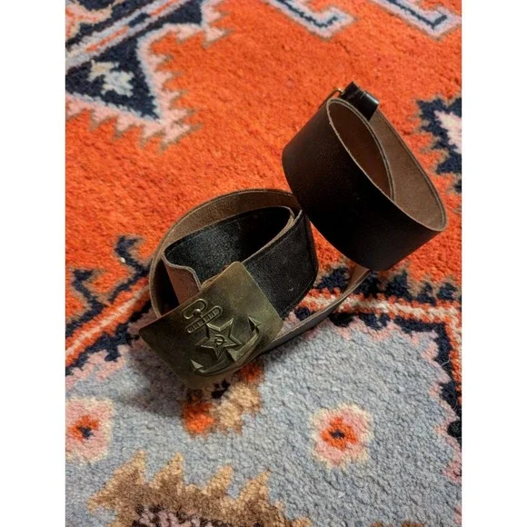 USSR Navy Belt & Buckle Anchor Russian Navy Sailor's Military Uniform