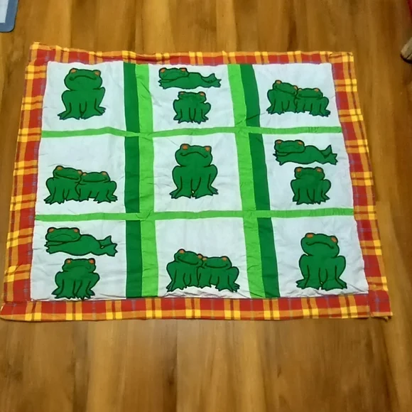 Handmade Frog Quilt For Baby/Child. 39
